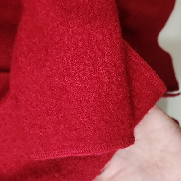 100% Wool Crochet Flowers Cardigan Jacket Sweater Winter Elegant 1X - Picture 8 of 16